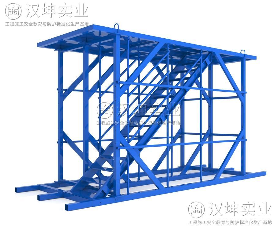 剪刀梯双向楼梯间操作平台