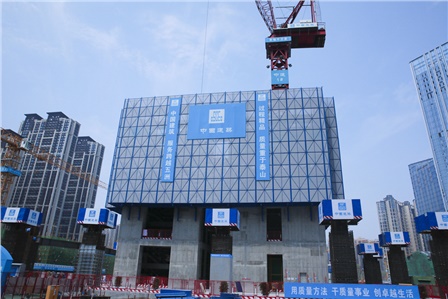 长沙市住建局主办安全生产观摩会 汉坤新型装配式围挡助力