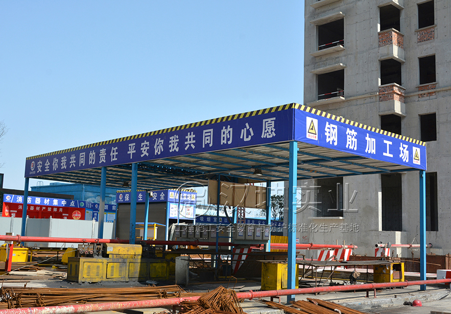 钢筋加工棚 双立柱加工棚 钢筋加工棚 双立柱加工棚