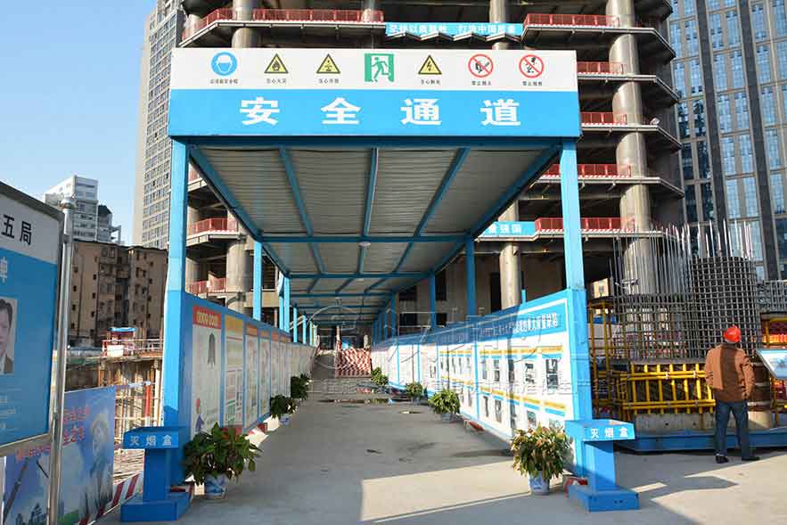 汉坤实业中建五局-长沙世贸广场打造标化工地 汉坤实业中建五局-长沙世贸广场打造标化工地